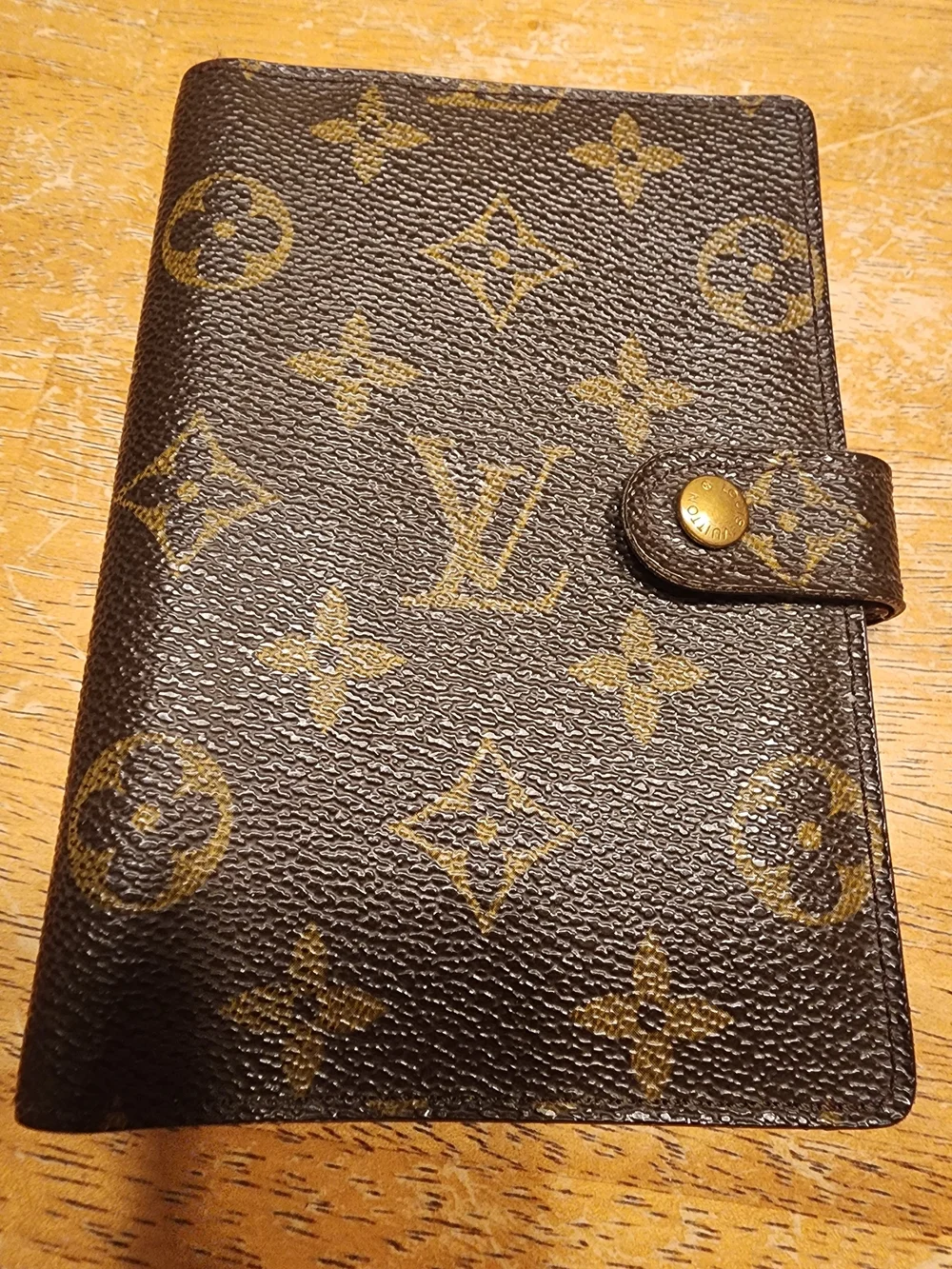 Louis Vuitton Monogram Organizer in Brown and Gold-tone PM SIZE